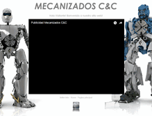 Tablet Screenshot of mecanizadoscyc.com